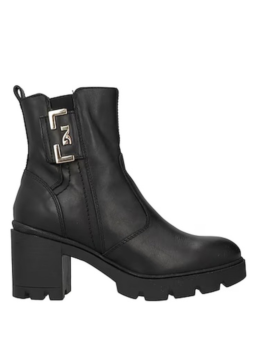 NeroGiardini Block Heel Chelsea Boot in Black Leather 10 US 40 EU - WORN ONCE!